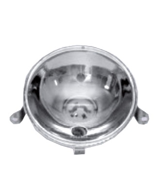 Headlight plastic clear for Vespa PX (with bulbholder BA20D - 12(6)-35/35 or 25/25 and BA15S 12 (6)/ 5 W) without lamps.