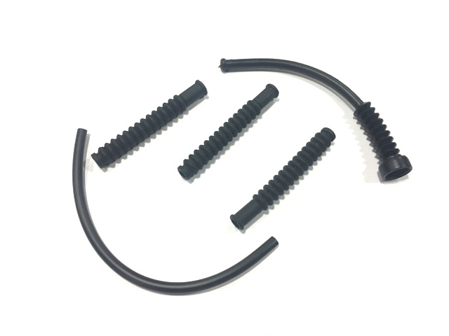 Clutch ,gears, rear brake cables rubber hoses kit (5 pcs.). code L111