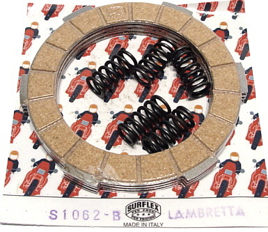 Σετ δίσκοι Lambretta με μεταλλικούς και ενισχυμένα ελατήρια
