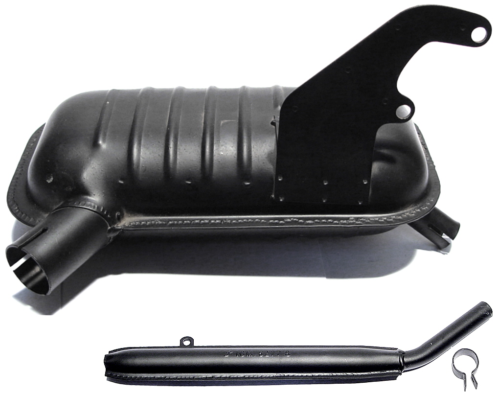 Exhaust for Lambretta I-II series with the terminal part. code M192/b