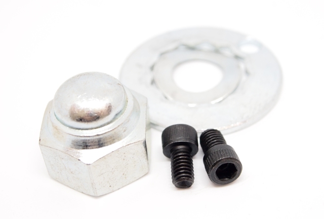 Rear hub nut locking kit for Lambretta DL -GP -LI.
