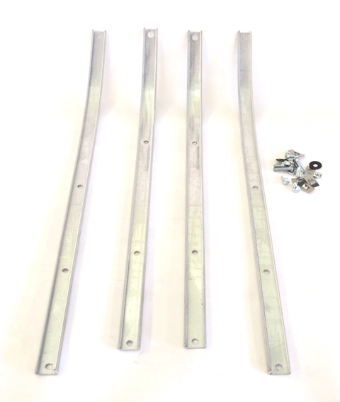 Floor rail kit (4 pieces) for Lambretta TV, LI (series 3), GP, DL, Serveta. code C298