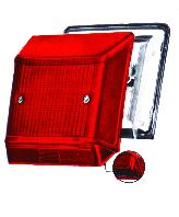 Rear Light complete for Vespa PK 50/XL, Plurimatic, PK 50 XL rush (without lamps)