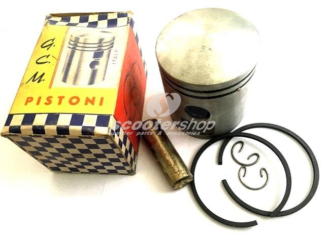 Piston G.C.M. Italy for Vespa 160 GS d: 58,2 mm, 2 piston rings, with pin15mm, New Old Stock ( N.O.S.)