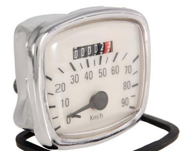 Speedometer for Vespa 125cc VNA 1-2 1957-1959 and 125cc VNB 1-6 1959-1965
