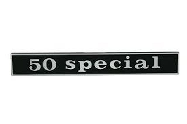 Rear emblem "50 special"