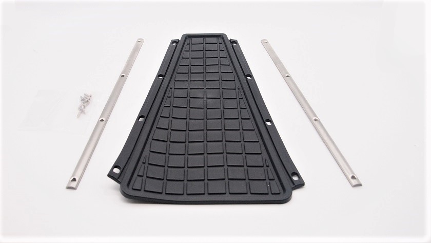 Floor mat floorboard with floorrunners and screws for Vespa P80-150X, PX80-200E, P150S, P200E