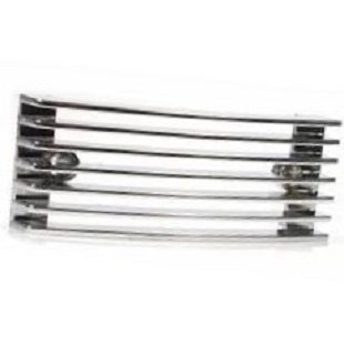Grill F.A Italia horncover, for Vespa PX80-125-150-200E after 1998. 110x42 mm, chrome