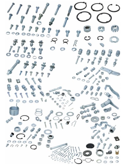 Vespa PX 80-125-150ccc hardware kit Chassis and Engine