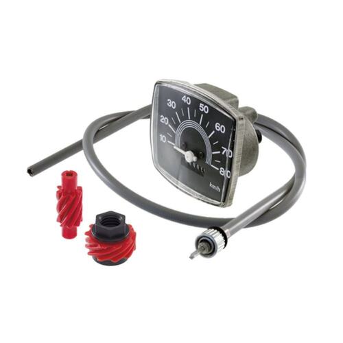 Speedometer for Vespa 50, 84x73mm Special 80km/h.