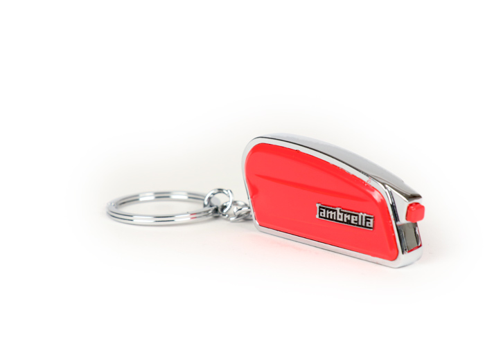 Key chain Lambretta, red, 55x30x20 mm. Perfect gift!!!