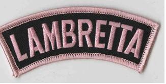 Patch pink Lambretta