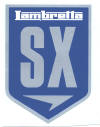 Sticker  Lambretta Sx  blue