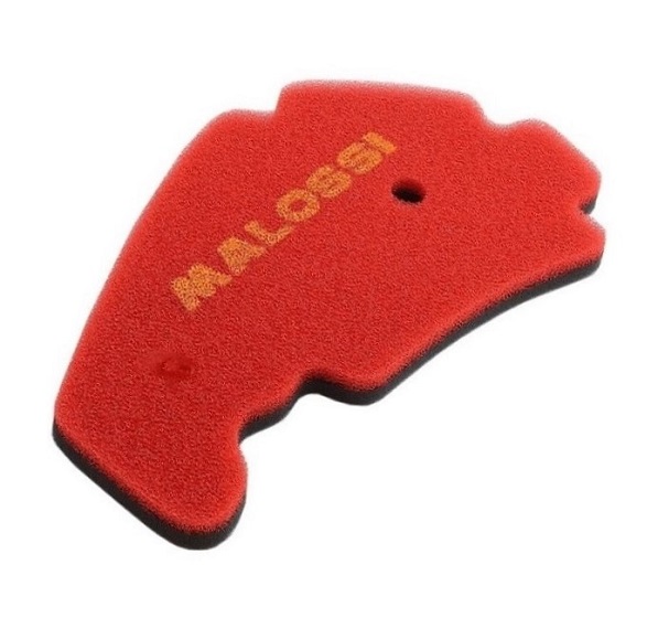 Double Red Sponge - Air Filter  MALOSSI  ,  for APRILIA, DERBI, GILERA , PEUGEOT, PIAGGIO