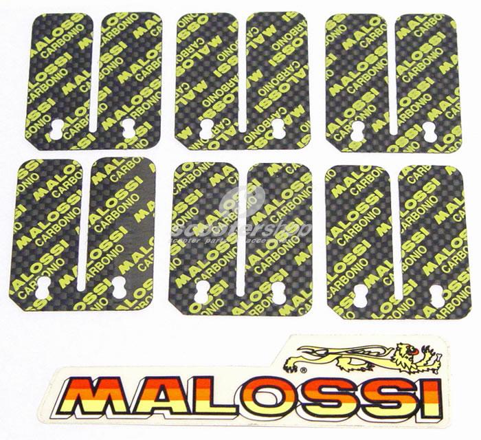 Reed valve petals carbon Malossi for Aprilia - Derbi - Gilera - Italjet - Malaguti - MBK - Piaggio - Suzuki - Yamaha