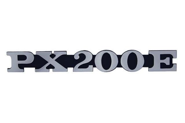 Badge "PX200E" for side panel, for Vespa PX200E