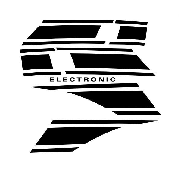 Sticker Decoration Set "Electronic" for Vespa Rally 200, brilliant black