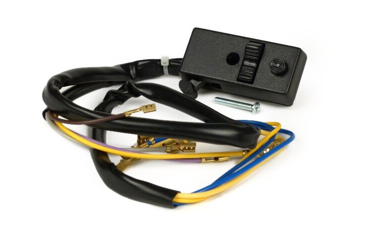 Light Switch for Vespa Vespa P125X, PX125E, P150X, P200E with 9 wires, for models with indicators.