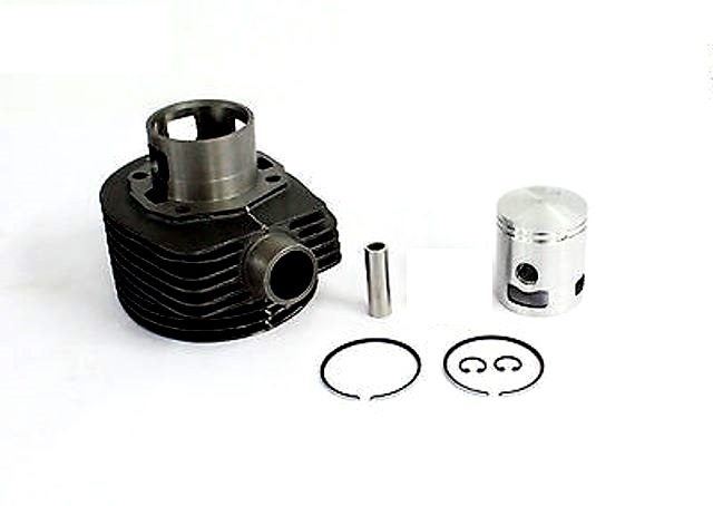 Cylinder Kit LML 150cc for Vespa 125 GTR 2°, TS, 150 Sprint 2, Super 2, PX125-150, PE, Cosa Ø 57,8mm, cast iron, 5 ports, stroke 57mm, 2 piston rings.